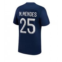 Fotbalové Dres Paris Saint-Germain Nuno Mendes #25 Domácí 2022-23 Krátký Rukáv